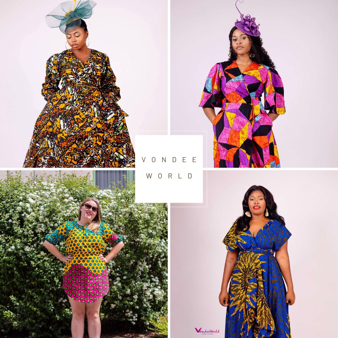 African print dresses